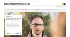 Desktop Screenshot of krankheitserfahrungen.de