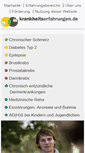 Mobile Screenshot of krankheitserfahrungen.de